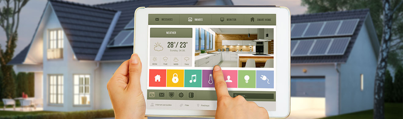 Elektroinstallation mit Smart Home in einem Neubau in Wiesbaden