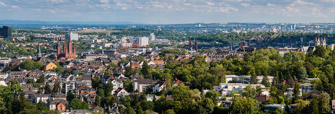 Blick auf Wiesbaden vom Neroberg