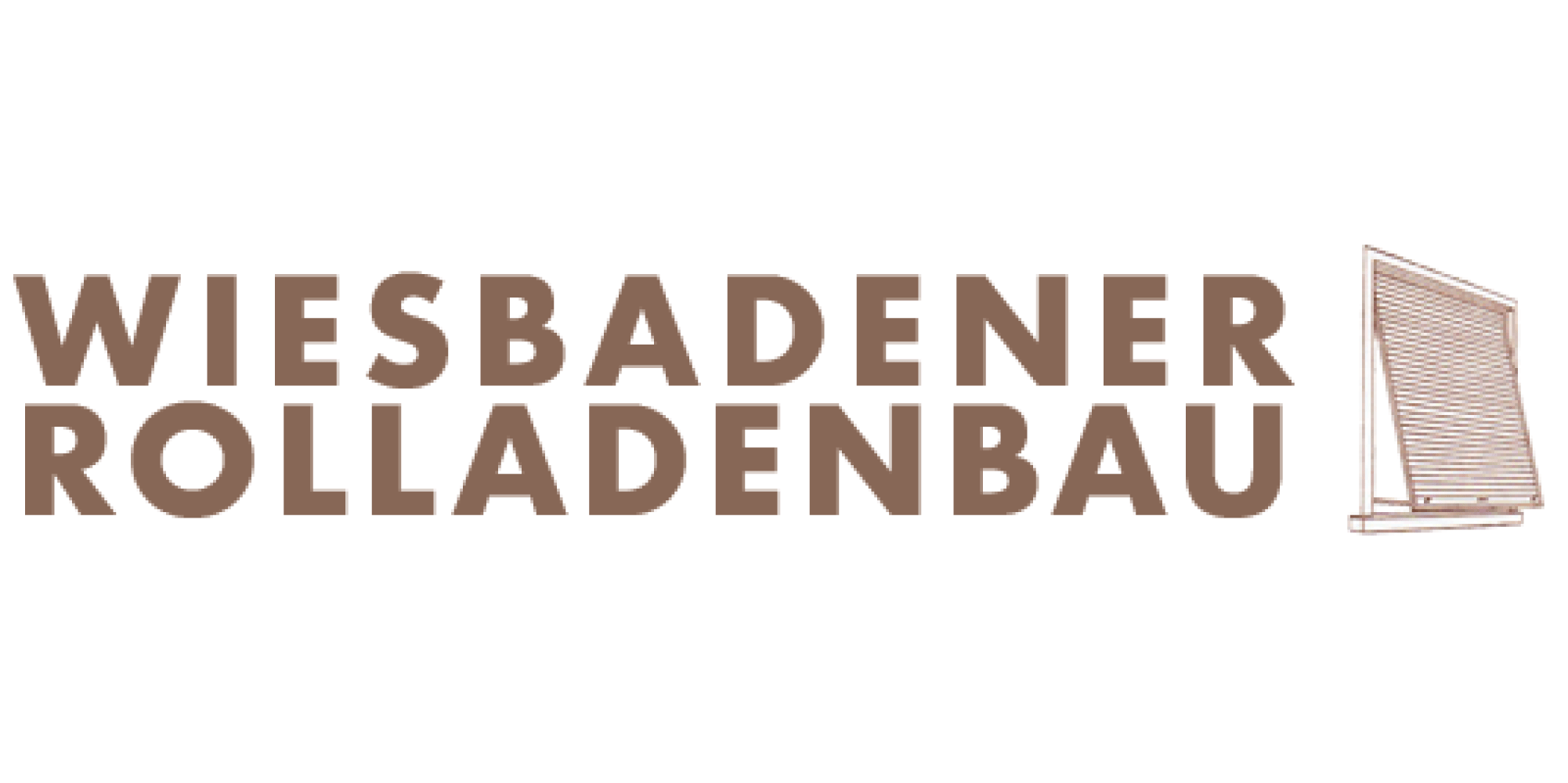 Logo der Firma Wiesbadener Rolladenbau, Fachbetrieb für Rollläden, Markisen, Jalousien und Sonnenschutz in Wiesbaden.